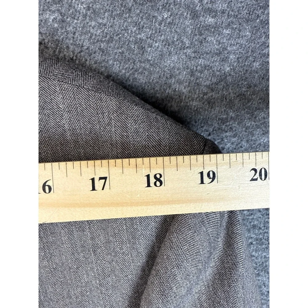 Brooks Brothers Regent Fit Blazer Jacket Wool Blend Herringbone Gray Mens‎ 48R